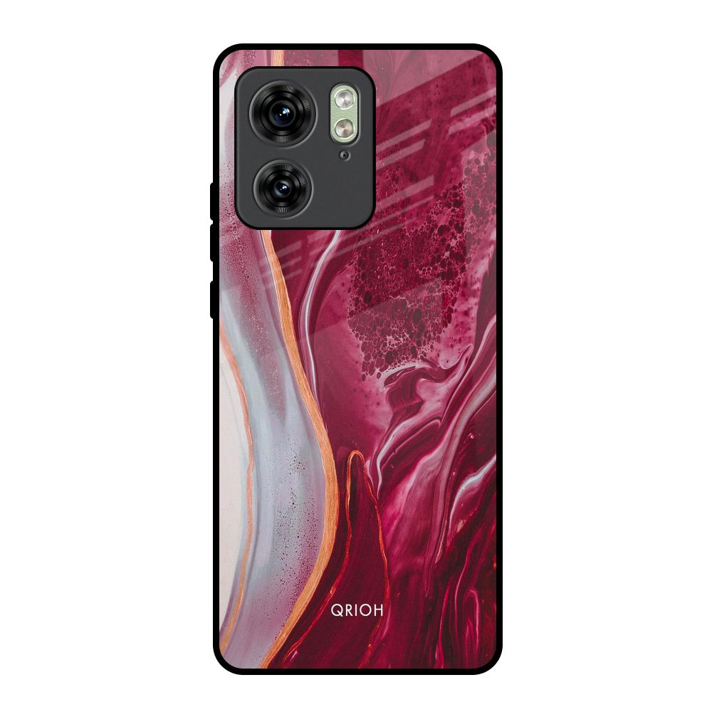 Crimson Ruby Motorola Edge 40 Glass Back Cover Online