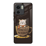 Tea With Kitty Motorola Edge 40 Glass Back Cover Online