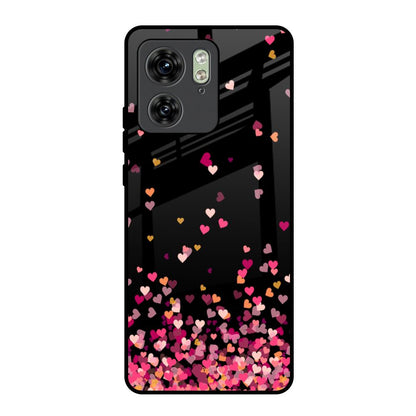 Heart Rain Fall Motorola Edge 40 Glass Back Cover Online