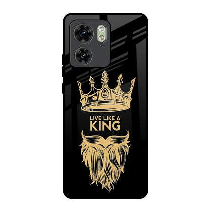 King Life Motorola Edge 40 Glass Back Cover Online