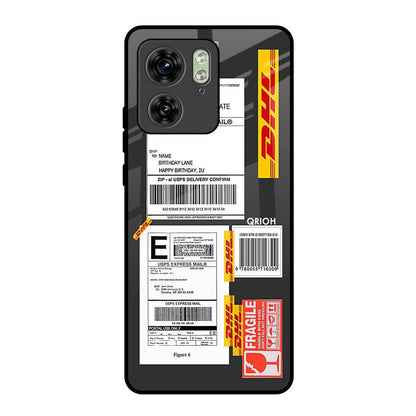 Cool Barcode Label Motorola Edge 40 Glass Back Cover Online