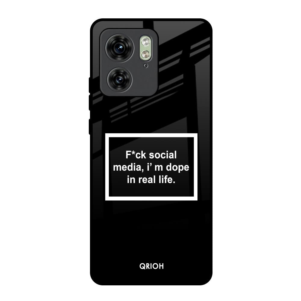 Dope In Life Motorola Edge 40 Glass Back Cover Online