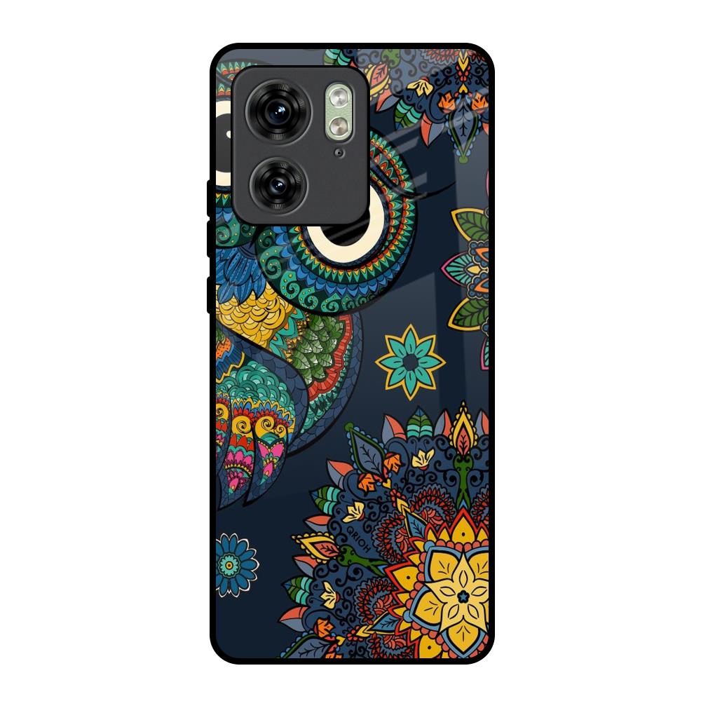 Owl Art Motorola Edge 40 Glass Back Cover Online