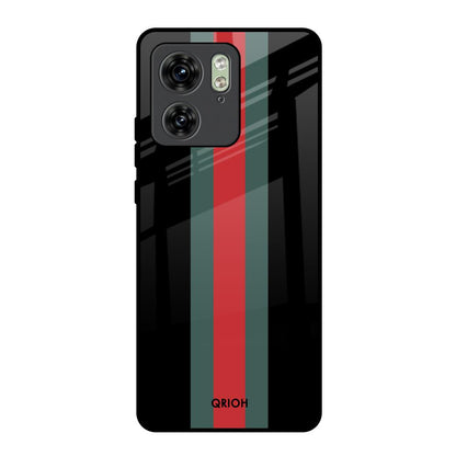 Vertical Stripes Motorola Edge 40 Glass Back Cover Online