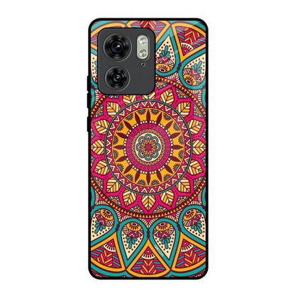 Elegant Mandala Motorola Edge 40 Glass Back Cover Online