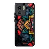 Retro Gorgeous Flower Motorola Edge 40 Glass Back Cover Online