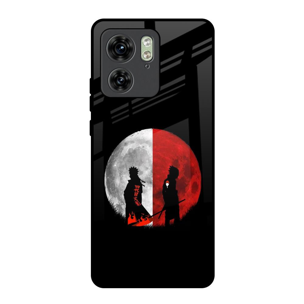 Anime Red Moon Motorola Edge 40 Glass Back Cover Online