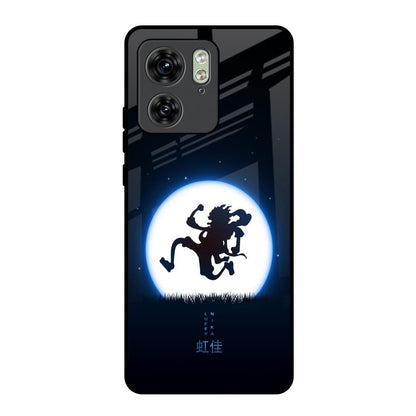 Luffy Nika Motorola Edge 40 Glass Back Cover Online