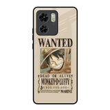 Luffy Wanted Motorola Edge 40 Glass Back Cover Online