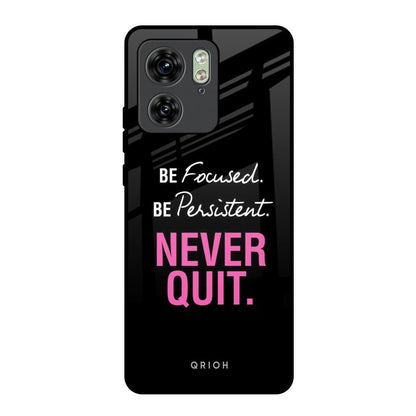 Be Focused Motorola Edge 40 Glass Back Cover Online