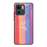 Lucky Abstract Motorola Edge 40 Glass Back Cover Online