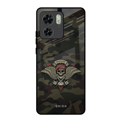 Army Warrior Motorola Edge 40 Glass Back Cover Online