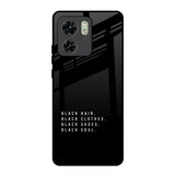 Black Soul Motorola Edge 40 Glass Back Cover Online