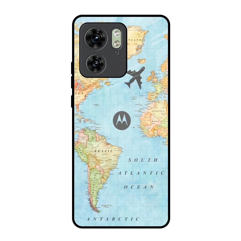 Fly Around The World Motorola Edge 40 Glass Back Cover Online