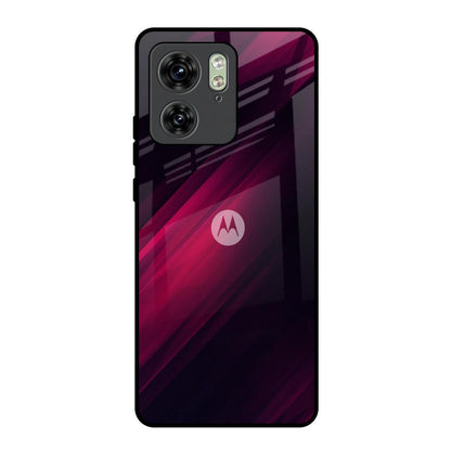 Razor Black Motorola Edge 40 Glass Back Cover Online