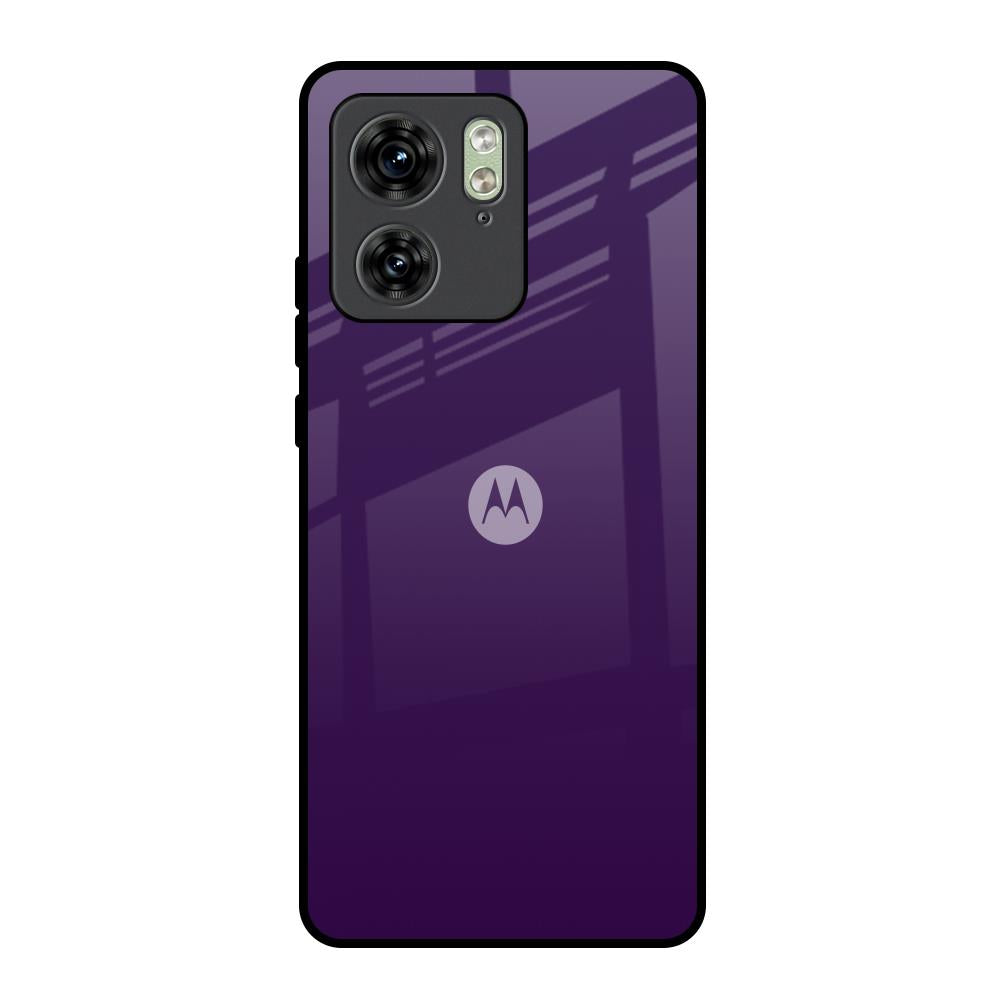 Dark Purple Motorola Edge 40 Glass Back Cover Online