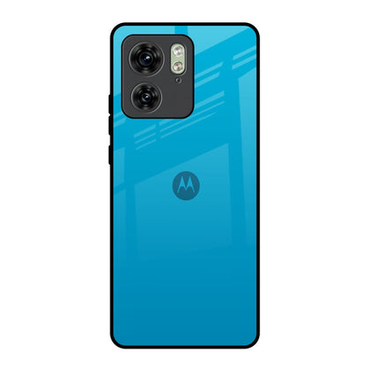 Blue Aqua Motorola Edge 40 Glass Back Cover Online