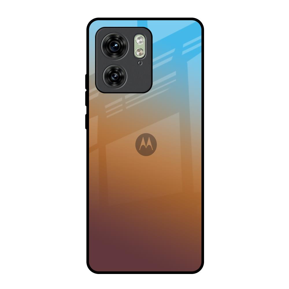 Rich Brown Motorola Edge 40 Glass Back Cover Online