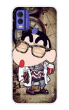 Nerdy Shinchan Nokia C22 Back Cover
