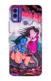 Radha Krishna Art Nokia C22 Back Cover