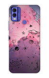 Space Doodles Art Nokia C22 Back Cover