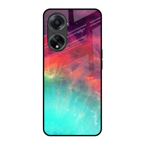 Colorful Aura Oppo F23 5G Glass Back Cover Online