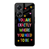 Magical Words Oppo F23 5G Glass Back Cover Online