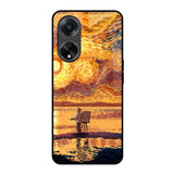 Sunset Vincent Oppo F23 5G Glass Back Cover Online