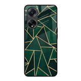 Abstract Green Oppo F23 5G Glass Back Cover Online