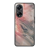 Pink And Grey Marble Oppo F23 5G Glass Back Cover Online