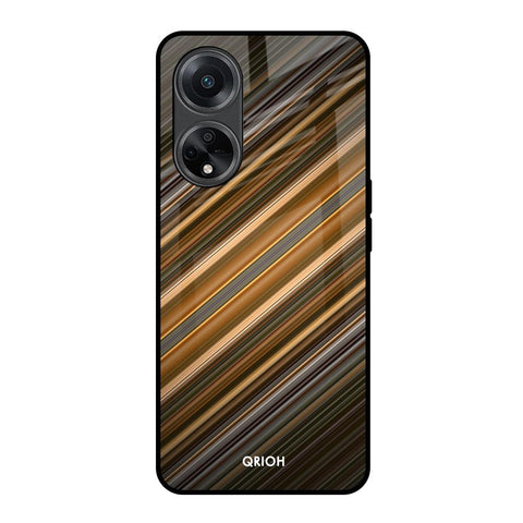 Diagonal Slash Pattern Oppo F23 5G Glass Back Cover Online