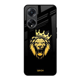 Lion The King Oppo F23 5G Glass Back Cover Online