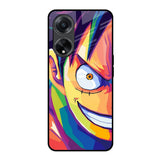 Monkey Wpap Pop Art Oppo F23 5G Glass Back Cover Online