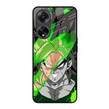 Anime Green Splash Oppo F23 5G Glass Back Cover Online