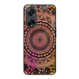 Floral Mandala Oppo F23 5G Glass Back Cover Online