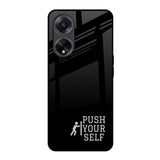 Push Your Self Oppo F23 5G Glass Back Cover Online