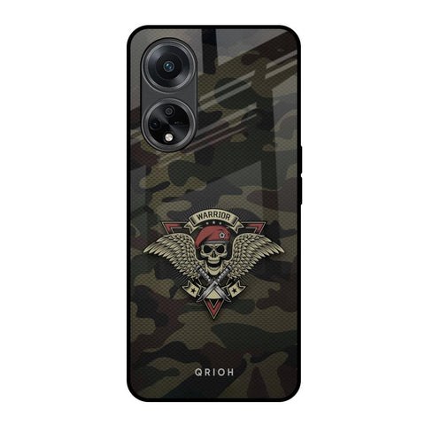 Army Warrior Oppo F23 5G Glass Back Cover Online