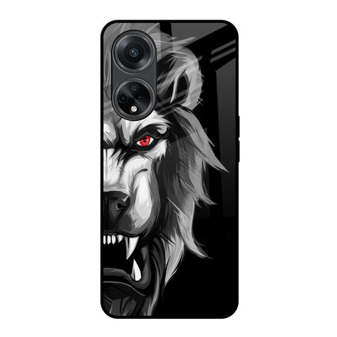 Wild Lion Oppo F23 5G Glass Back Cover Online