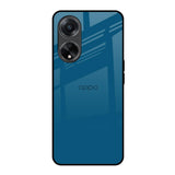 Cobalt Blue Oppo F23 5G Glass Back Cover Online