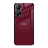 Classic Burgundy Oppo F23 5G Glass Back Cover Online