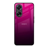 Purple Ombre Pattern Oppo F23 5G Glass Back Cover Online