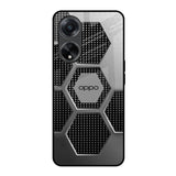 Hexagon Style Oppo F23 5G Glass Back Cover Online