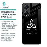 Everything Is Connected Glass Case for Oppo F23 5G