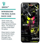 Astro Glitch Glass Case for Oppo F23 5G