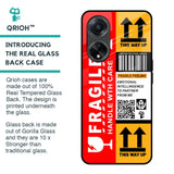 Handle With Care Glass Case for Oppo F23 5G