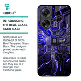Techno Color Pattern Glass Case For Oppo F23 5G