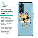 Adorable Cute Kitty Glass Case For Oppo F23 5G