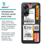 Cool Barcode Label Glass Case For Oppo F23 5G
