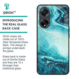 Sea Water Glass Case for Oppo F23 5G