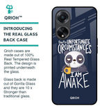 Struggling Panda Glass Case for Oppo F23 5G